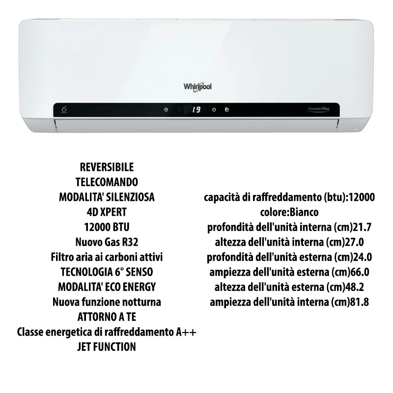 010067.03IG - CONDIZIONATORE 12000 BTU INVERTER R32 A+++