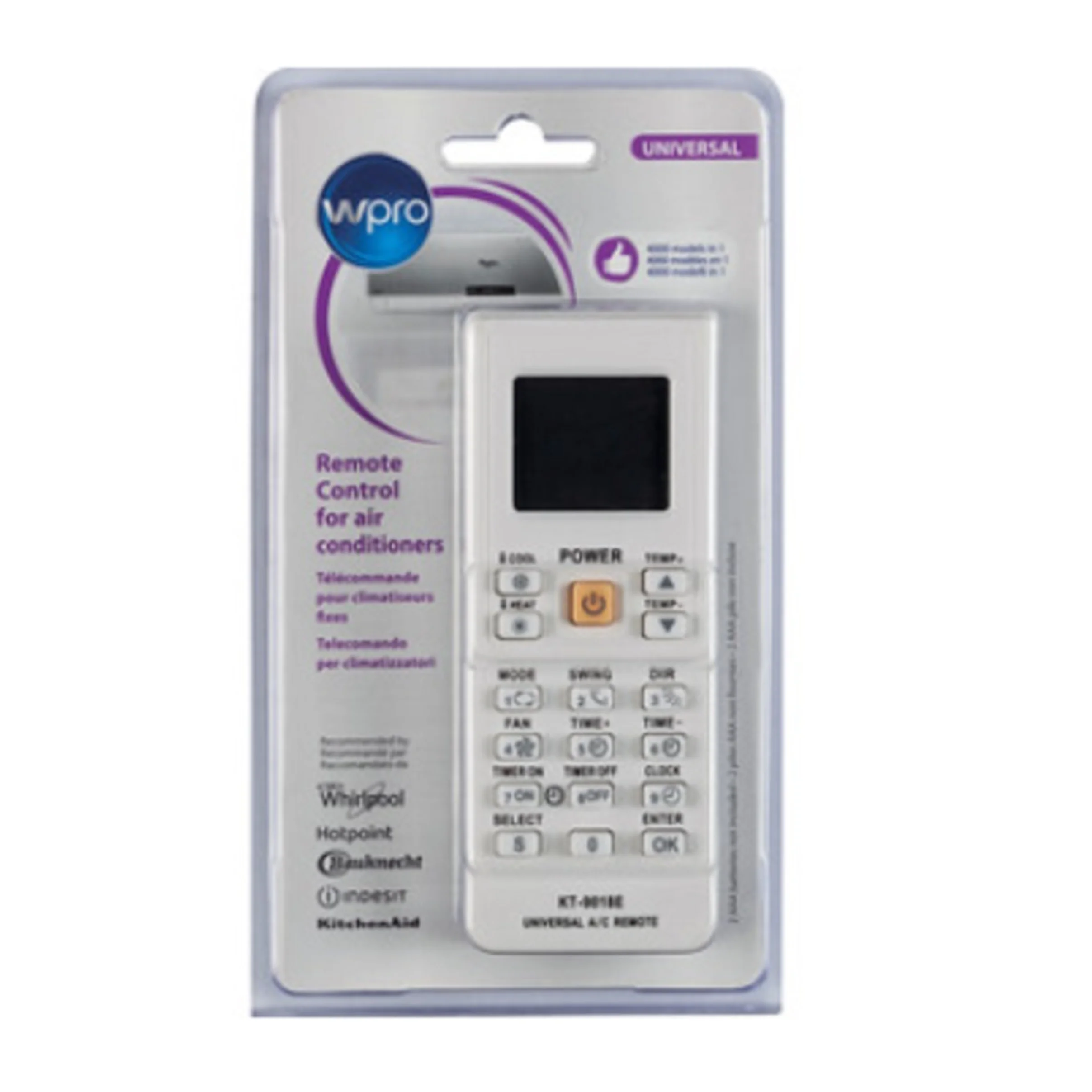 010200.03IG - TELECOMANDO UNIVERSALE CLIMATIZZATORE WHIRPOOL