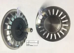 010491.03FK - TAPPO PER LAVELLO INOX BASKET -  &Oslash; 84 ORIGINALE