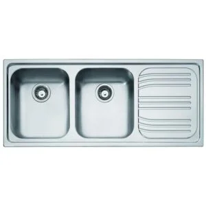 010512.20FK - LAVELLO RADAR 116X50 2 VASCHE .APPOGGIO A DX 3