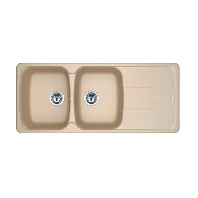 010540.23FK - LAVELLO ANTEA 116X50 2 VASCHE + APPOGGIO -