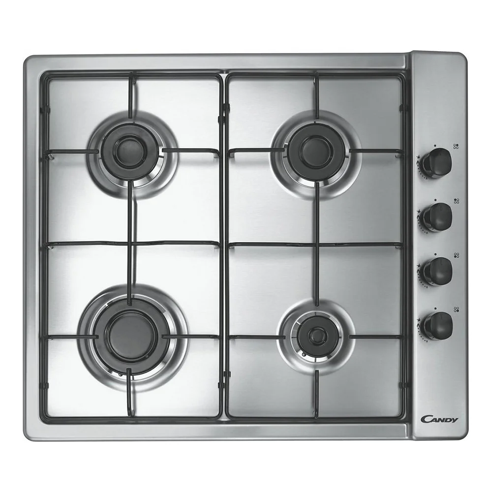 010930.20CY - PIANO COTTURA 4 FUOCHI 580X500MM COM. LATERALE