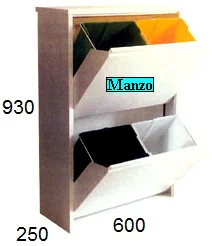 011304.11AV - MOBILE X RACCOLTA DIF.4X18LT. EL