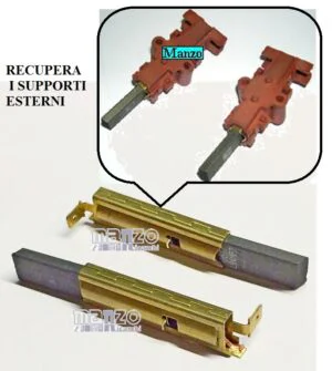 033062.00ZA - CARBONCINO SENZA SUPPORTO N.2 5X12.5X30
