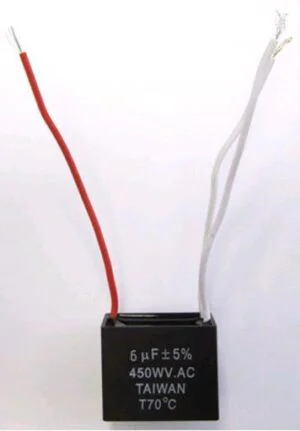 036006.00AV - CONDENSATORE 6 MF. 3 FILI