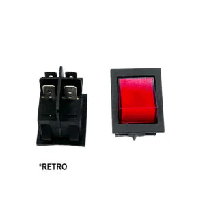 070222.00AV - PULSANTE LUMINOSO 28X21 4 CONTATTI