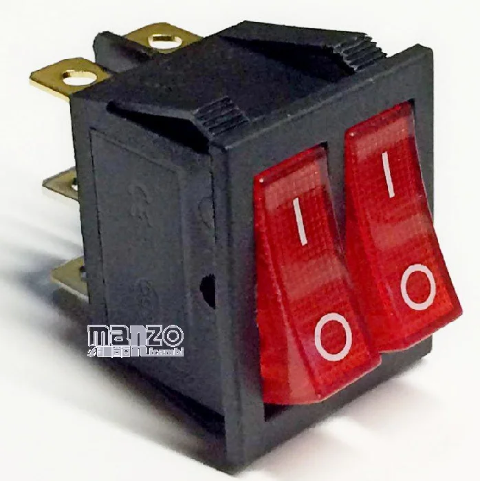 070286.00AV - INTERRUTTORE DOPPIO LUMINOSO 28X21