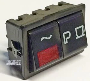 070603.00GA - INTERRUTTORE DOPPIO LUMINOSO 60X38