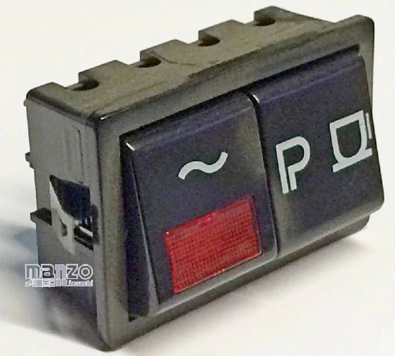 070603.00GA - INTERRUTTORE DOPPIO LUMINOSO 60X38