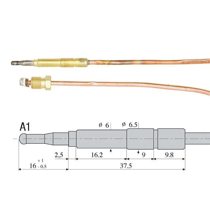 125032.00AV - TERMOCOPPIA .140CM LISCIA  &Oslash; 6 H.54 0.200.015 SIT