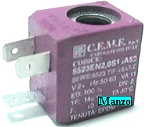 184500.00AV - BOBINA ELETTROVALVOLA 4W 24V VIOLA