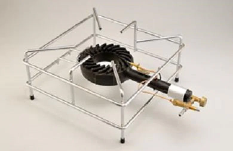 010213.00AV - FORNELLONE 40X40CM VALVOLATO METANO