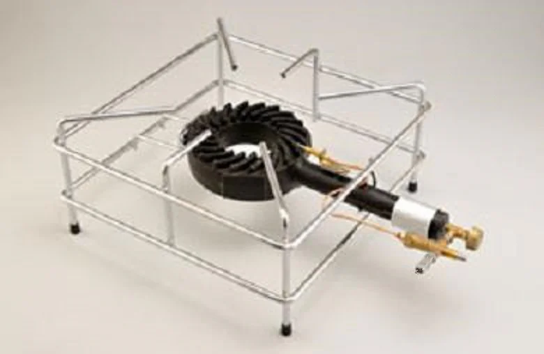 010214.00AV - FORNELLONE 40X40CM VALVOLATO GPL