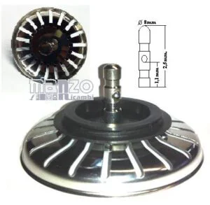 010499.00AV - TAPPO PER LAVELLO INOX BASKET -  &Oslash; 83MM