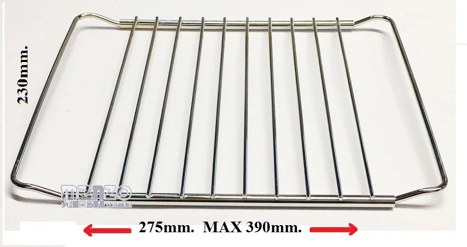 354999.00AV - GRIGLIA FORNETTO REGOLABILE 230X275 A 390