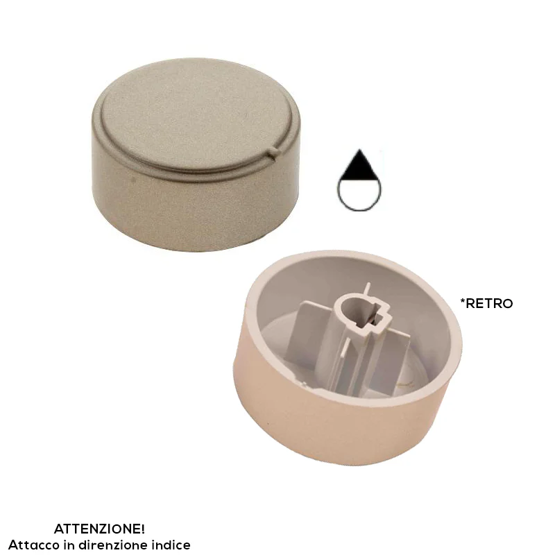 490584.20ME - MANOPOLA  &Oslash; 6MM. B+M+2 MM. ESTERNO  &Oslash; 37 ADATTABILE