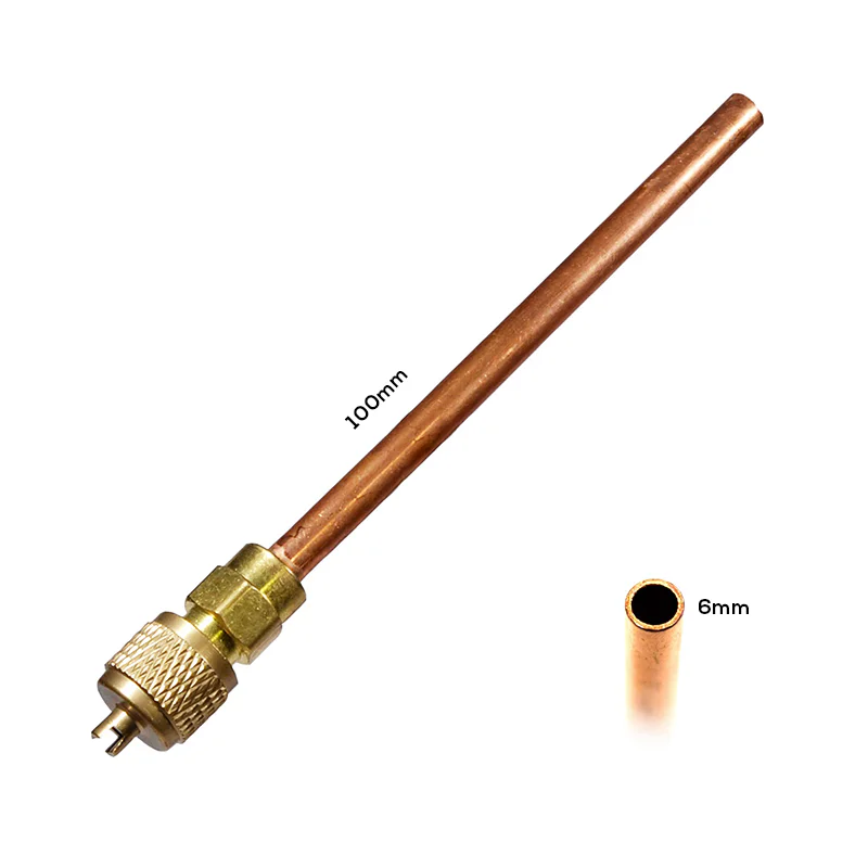 509295.00AV - VALVOLINO DI CARICO CON TUBO 6X100MM