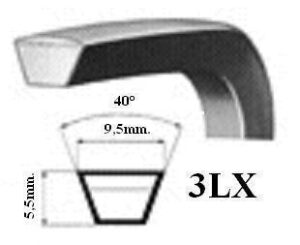 722223.00CY - CINGHIA RIGATA 3LX1223TEM TS32