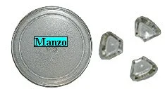 PIATTO VETRO MICROONDE D.325MM.