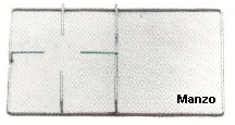 GRIGLIA 1 FUOCO + 1 463X254