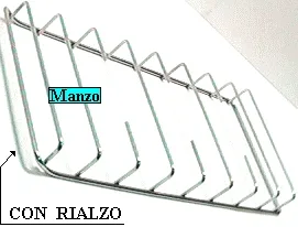 GRIGLIA 2 FUOCHI 210X434