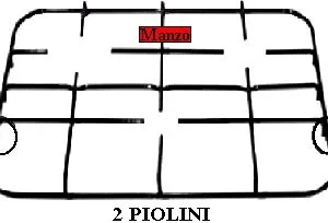 GRIGLIA 3 FUOCHI 460X370