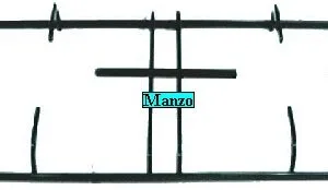 GRIGLIA 2 FUOCHI 455X235