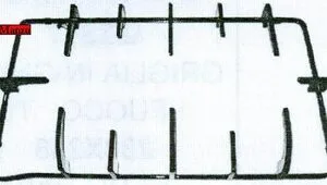 GRIGLIA FUOCO CENTRALE 375X230/235