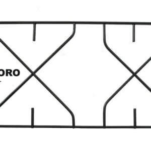 GRIGLIA 2 FUOCHI DX 395X215