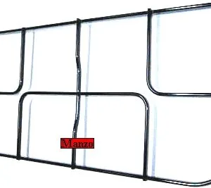 GRIGLIA 2 FUOCHI 241X495 ANTERIORE P/C ORDINARE