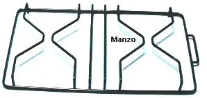GRIGLIA 2 FUOCHI 411X250 ELIMINATO