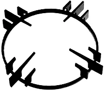 GRIGLIA 1 FUOCO D.195