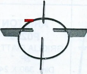 GRIGLIA 1 FUOCO D.143 RAZZA LUNGA