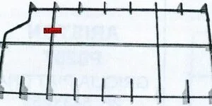 GRIGLIA 2 FUOCHI 455X212 DX
