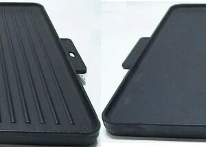PIASTRA GHISA 415X415X35 LISCIA E GRIGLIATA