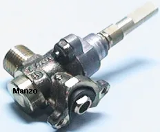 RUBINETTO GAS 2VIE ATT/MAN. D.7MM. ELIMINATO