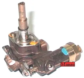 RUBINETTO GAS VAL. D.6MM. EL