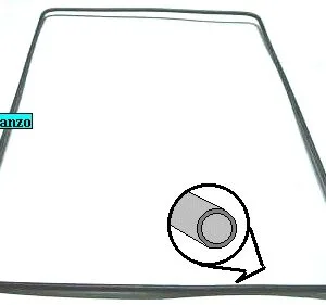 GUARNIZIONE VETRO FORNO 275X440 ORDINARE