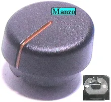 MANOPOLA D.6MM. A+M+6 MM. FORNO
