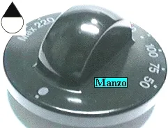 MANOPOLA D.6MM. B+M+10 MM. EL