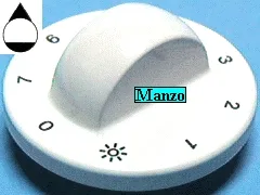 MANOPOLA D.6MM. A+M+10 MM.FORNO 7PS