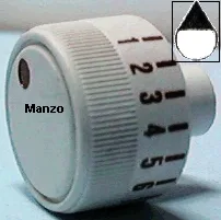 MANOPOLA D.6MM. B+M+15 FO/EL0-10SX