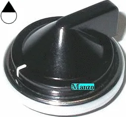 MANOPOLA D.6MM. B+M+3MM. CROMATA