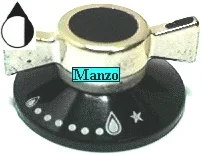 MANOPOLA D.6MM. D+M-3 MM.