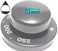 MANOPOLA D.6MM. B+M+5 MM. FORNO0-250