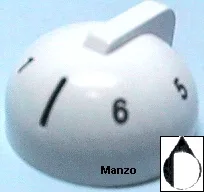 MANOPOLA D.6MM. C+M-1 MM. ELETTR.0-6
