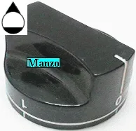 MANOPOLA D.8MM. A-M+0