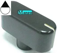 MANOPOLA D.6MM. B+M+10 MM.