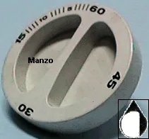 MANOPOLA D.6MM. D+M+17 MM.CONTAMINUT