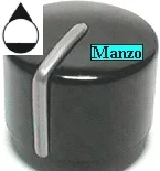 MANOPOLA D.8MM. A-M+6 MM. GAS